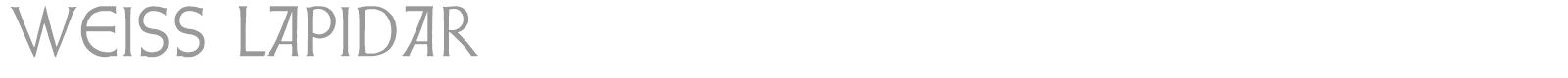 Weiss font preview